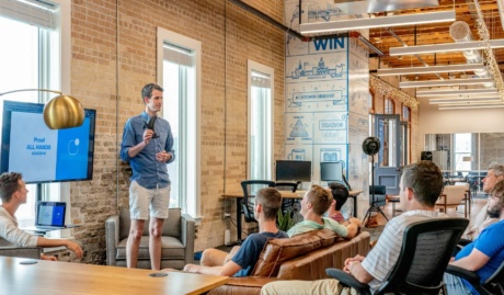 Man Leading Training